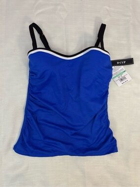 NWT 24th & Ocean Full Coverage Bikini Top Sz 34D -